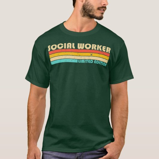 社おもしろい労者 Tシャツ (正面)