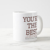 社おもしろい員評価マグ ジャンボコーヒーマグカップ (正面右)