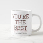 社おもしろい員評価マグ ジャンボコーヒーマグカップ (右)