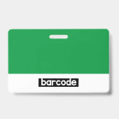 社パーソナライズされた員名ビジネスID写真ロゴ バッジ (裏面)