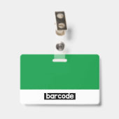 社パーソナライズされた員名ビジネスID写真ロゴ バッジ (裏面 （クリップ付）)