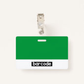 社パーソナライズされた員名ビジネスID写真ロゴ バッジ (裏面クリップ)