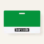 社パーソナライズされた員名ビジネスID写真ロゴ バッジ (裏面)