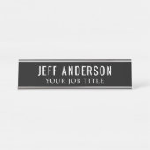 社モダン員 デスクネームプレート (正面)