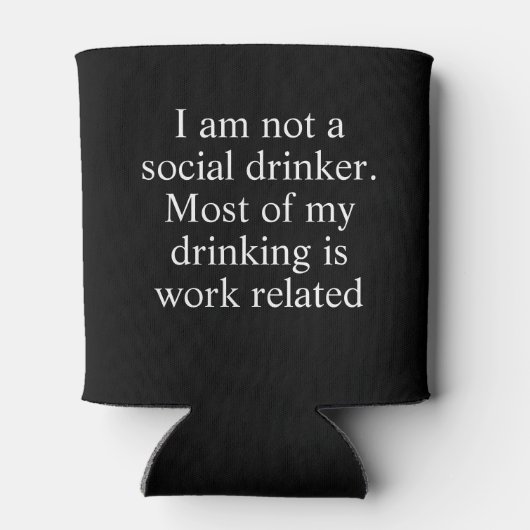 社交の飲酒業に関わる仕事ではないおもしろい 缶クーラー (裏面)