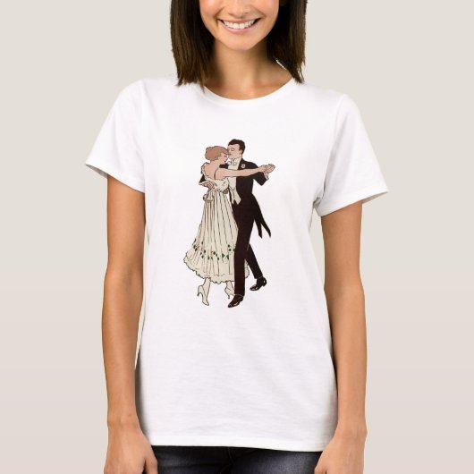 社交ダンスのカップル Tシャツ (正面)