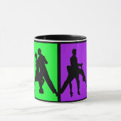 社交ダンスのダンサーのマグ マグカップ (中央)