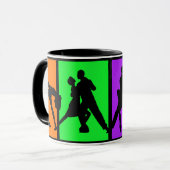 社交ダンスのダンサーのマグ マグカップ (正面左)