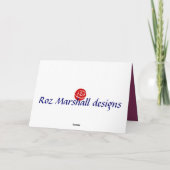 社交ダンスのダンサーの挨拶状-空白のなカード カード (裏面)