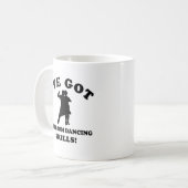 社交ダンスのデザイン コーヒーマグカップ (正面左)