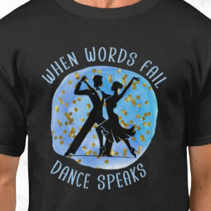 社交ダンスエレガント踊り図 Tシャツ
