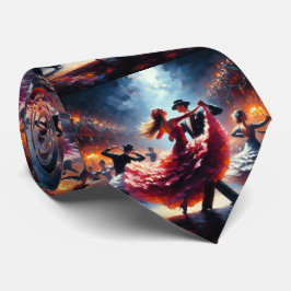 社交ダンスカップルのダンスミュージックバンド ネクタイ