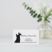 "社交ダンスカップル"の名刺 名刺 (スタンド正面)