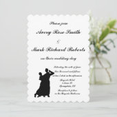 「社交ダンスカップル」招待状 招待状 (スタンド正面)