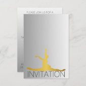 社交ダンスクラシックダンスフェスティバルVIP招待状 招待状 (正面/裏面)