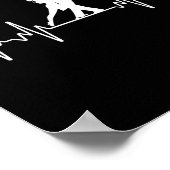 社交ダンスクールデザイン女子男性へ踊りバロ ポスター (角)