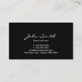 社交ダンスダンサーのスポットライト丹後教室 名刺 (裏面)