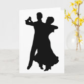 社交ダンスダンサー カード (黄色い花)