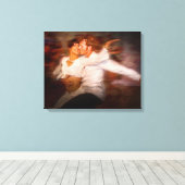 社交ダンスダンサー キャンバスプリント (インサイチュ (ウッドフロア))