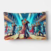 社交ダンスダンサー（スポットライト付き） アクセサリーポーチ (裏面)