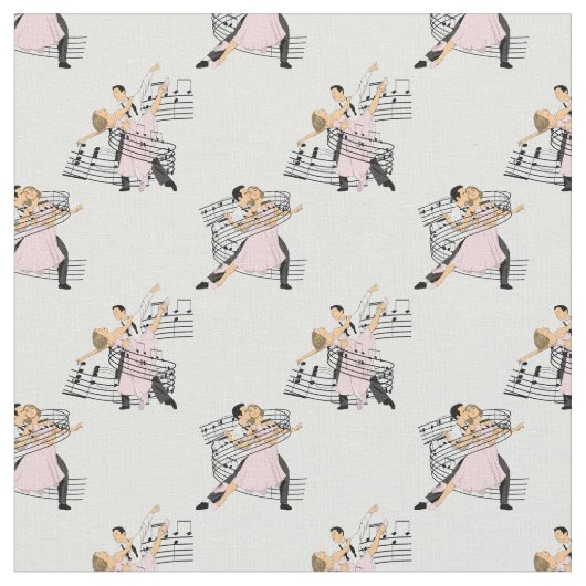 社交ダンスダンサー ファブリック (クローズアップ)