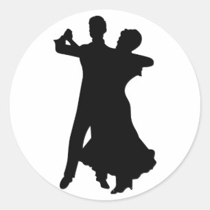 社交ダンスダンサー ラウンドシール