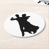 社交ダンスダンサー ラウンドペーパーコースター (アングル)
