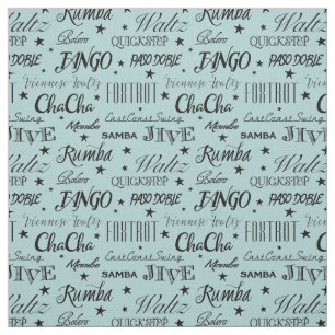 社交ダンスダンスの繰り返しパターン – 色を選択 ファブリック