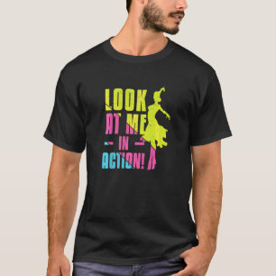 社交ダンスダンスアクションで私を見るラテンダンス Tシャツ