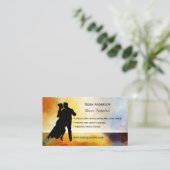 社交ダンスダンスインストラクター名刺 名刺 (スタンド正面)