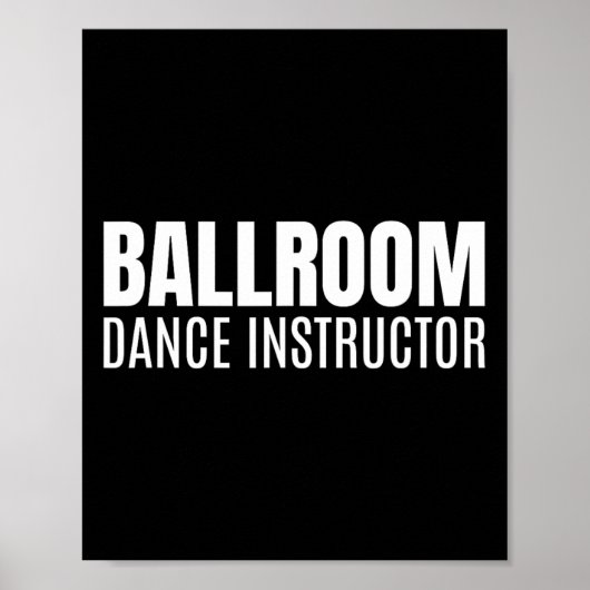 社交ダンスダンスインストラクター ポスター (正面)