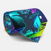 社交ダンスダンスカップル3点灯ダンスフロア ネクタイ (ロール)