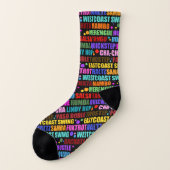 社交ダンスダンススタイルカラフルソックス ソックス (左外側)