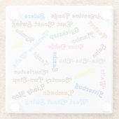 社交ダンスダンススタイル ガラスコースター (裏面)