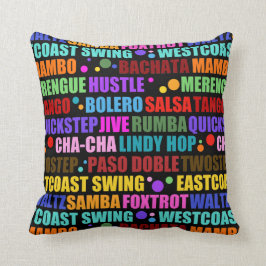 社交ダンスダンススタイル |ダンサカラフルー クッション