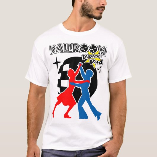 社交ダンスダンスパパ Tシャツ (正面)