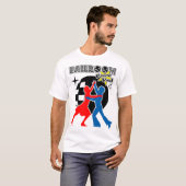 社交ダンスダンスパパ Tシャツ (正面フル)