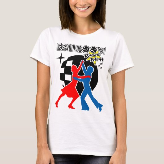 社交ダンスダンスママ Tシャツ (正面)