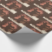 社交ダンスダンスワルツカップルonピアノ鍵音楽 ラッピングペーパー (角)