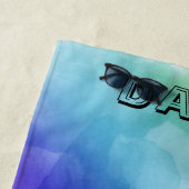 社交ダンスバレリナウォータカラー ビーチタオル (インサイチュ)