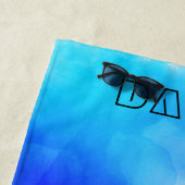 社交ダンスバレリナ水彩ビーチタオル ビーチタオル (インサイチュ)