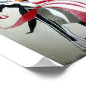 社交ダンス踊りアールデコ3 ポスター (角)