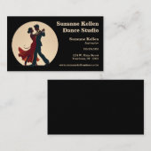 社交ダンス踊りカップルダンスインストラクター 名刺 (正面/裏面)