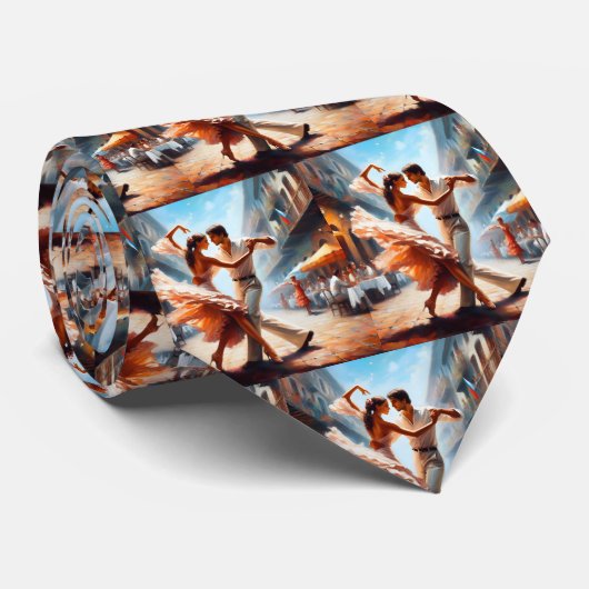 社交ダンス踊りカップルダンスミュージックバンド ネクタイ (ロール)