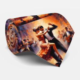 社交ダンス踊りカップルダンスミュージックバンド ネクタイ