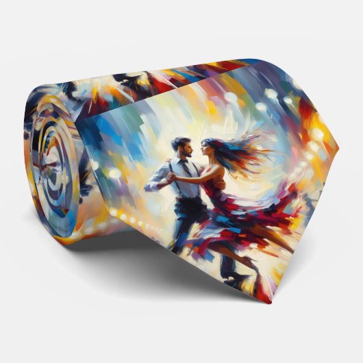 社交ダンス踊りカップルダンスミュージックバンド ネクタイ (ロール)