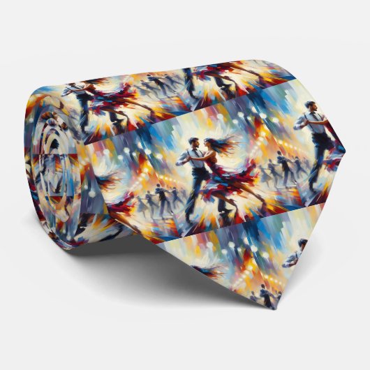 社交ダンス踊りカップルダンスミュージックバンド ネクタイ (ロール)