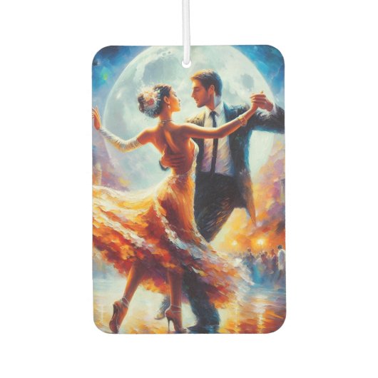 社交ダンス踊りコティリオンヴィンテージ高ファッション カーエアーフレッシュナー (正面)