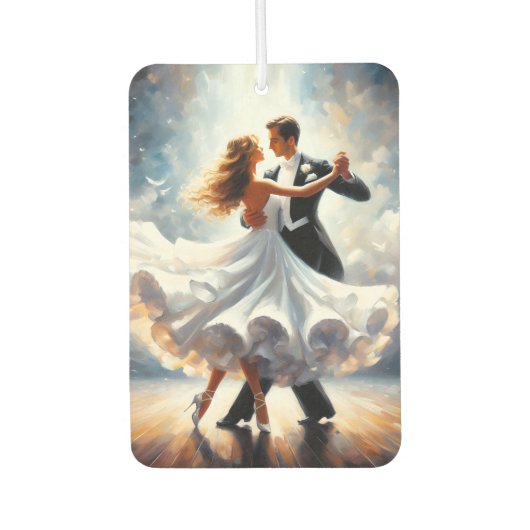 社交ダンス踊りコティリオンヴィンテージ高ファッション カーエアーフレッシュナー (正面)