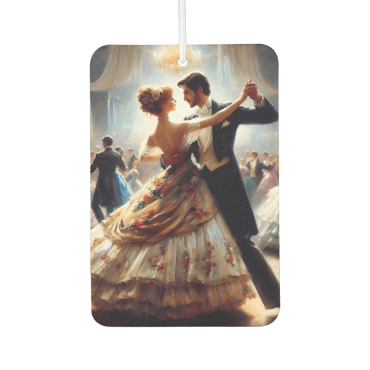 社交ダンス踊りコティリオンヴィンテージ高ファッション カーエアーフレッシュナー (正面)